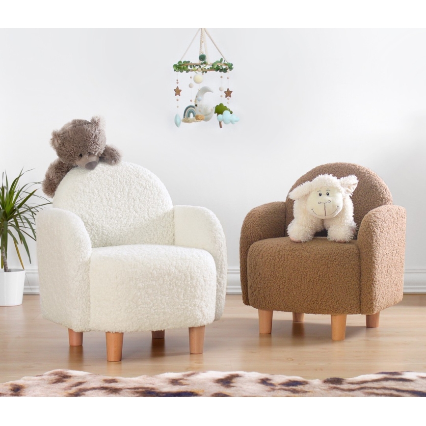 Sillón infantil DORY marrón
