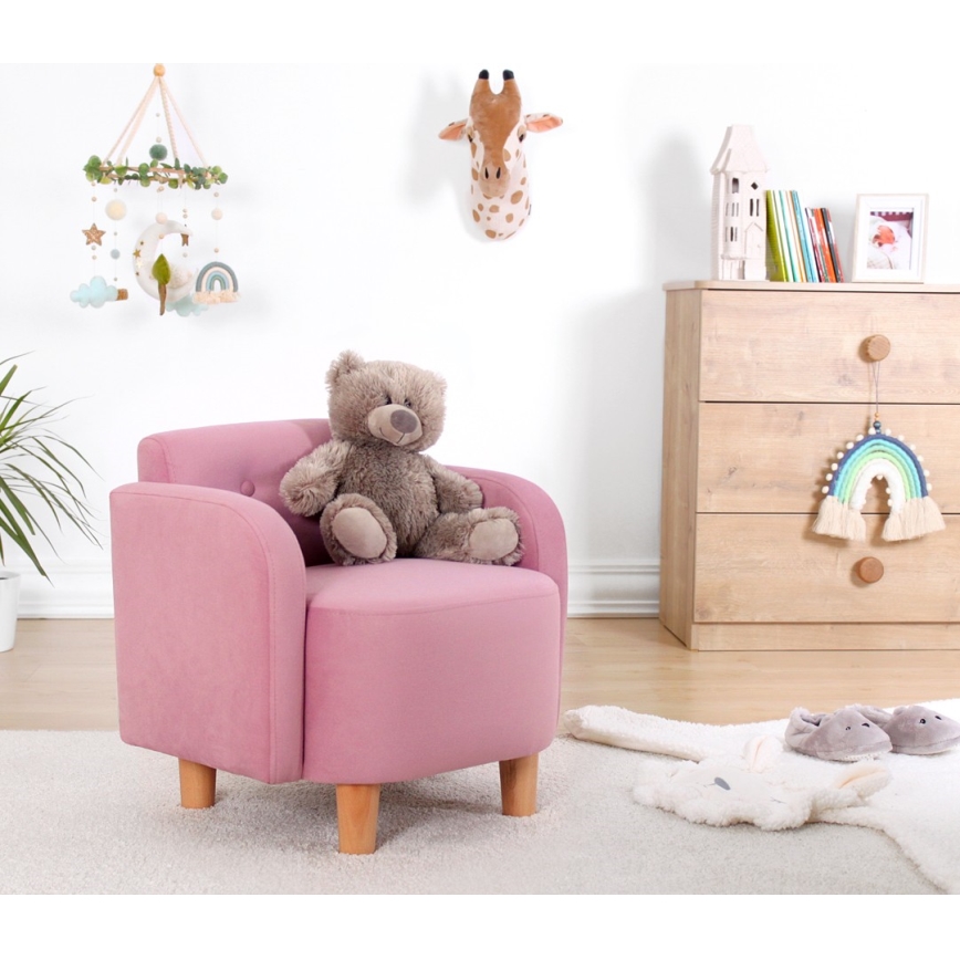 Sillón infantil DORY rosa