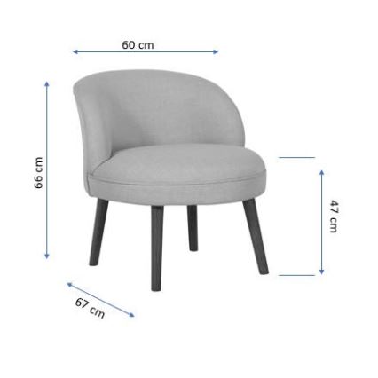 Sillón infantil KUNI color crema