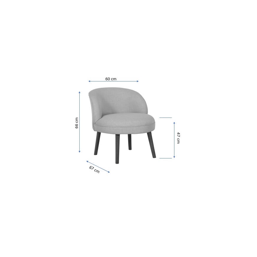 Sillón infantil KUNI color crema