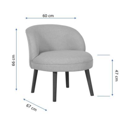 Sillón infantil KUNI marrón