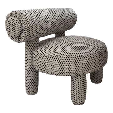 Sillón infantil MAVI beige/negro