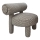 Sillón infantil MAVI beige/negro