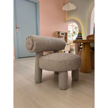 Sillón infantil MAVI beige/negro
