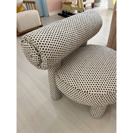 Sillón infantil MAVI beige/negro