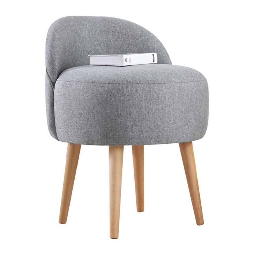 Sillón infantil NIKI Ø 46 cm gris