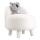 Sillón infantil PIXI, diámetro 46 cm, blanco