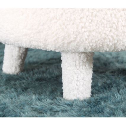 Sillón infantil PIXI, diámetro 46 cm, blanco