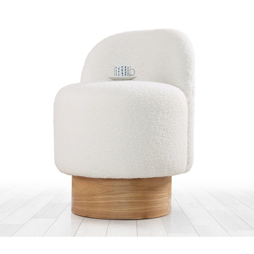 Sillón infantil RIKI 40x47 cm blanco