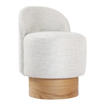 Sillón infantil RIKI 40x47 cm, color gris claro