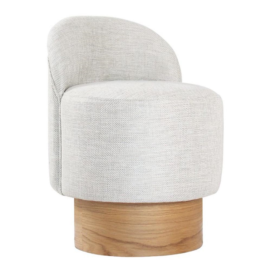 Sillón infantil RIKI 40x47 cm, color gris claro