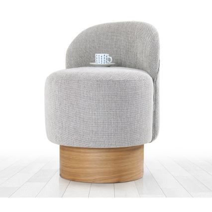 Sillón infantil RIKI 40x47 cm gris
