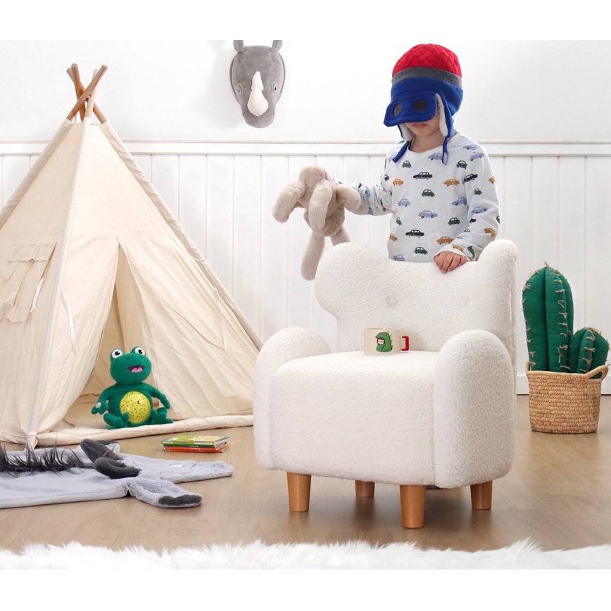 Sillón infantil TOBI blanco