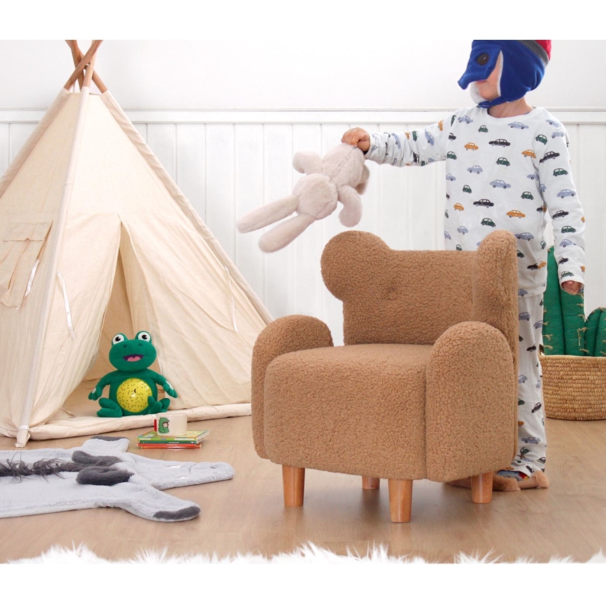 Sillón infantil TOBI marrón