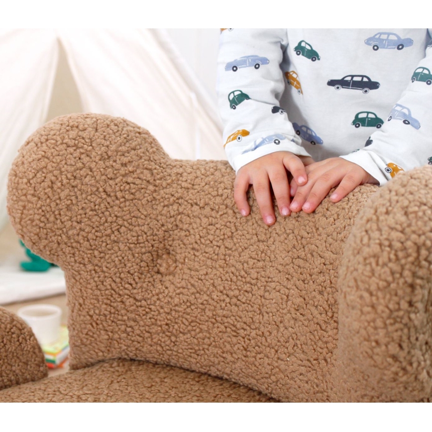 Sillón infantil TOBI marrón