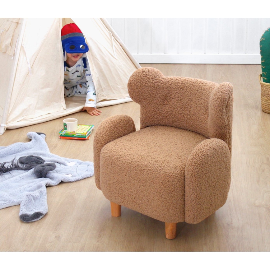 Sillón infantil TOBI marrón