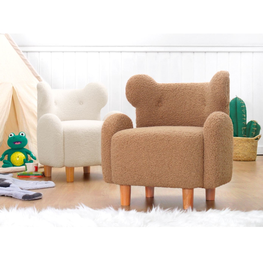 Sillón infantil TOBI marrón