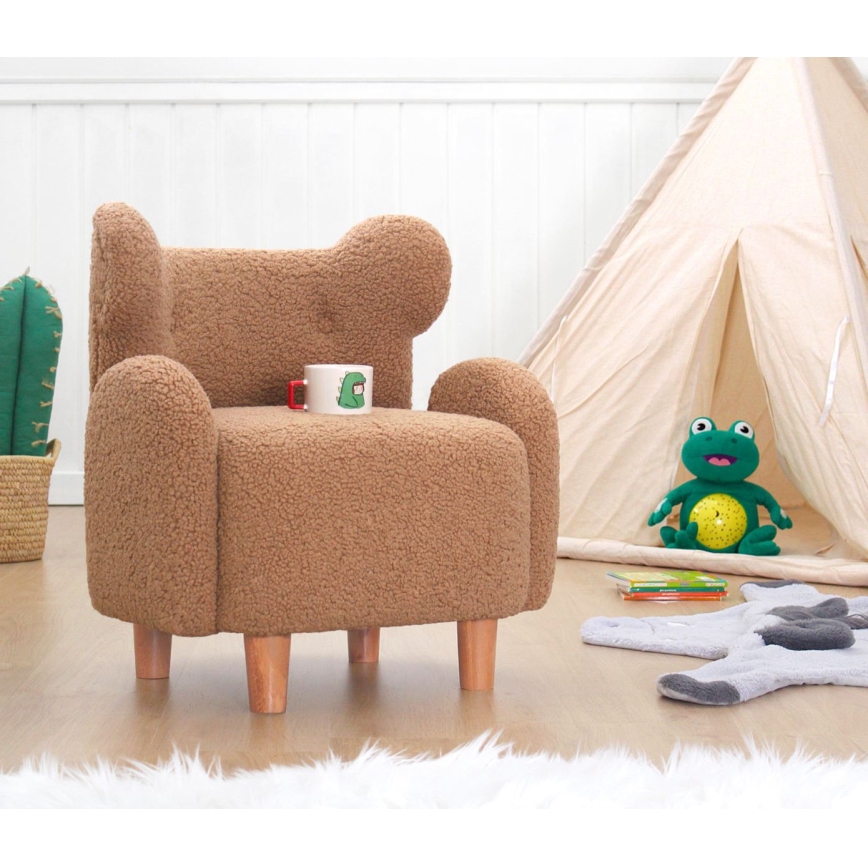Sillón infantil TOBI marrón