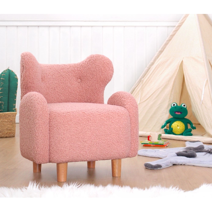 Sillón infantil TOBI rosa