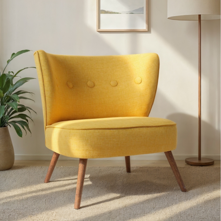 Sillón JENI amarillo