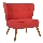 Sillón JENI rojo