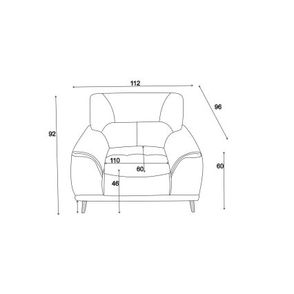 Sillón LIVORNO beige