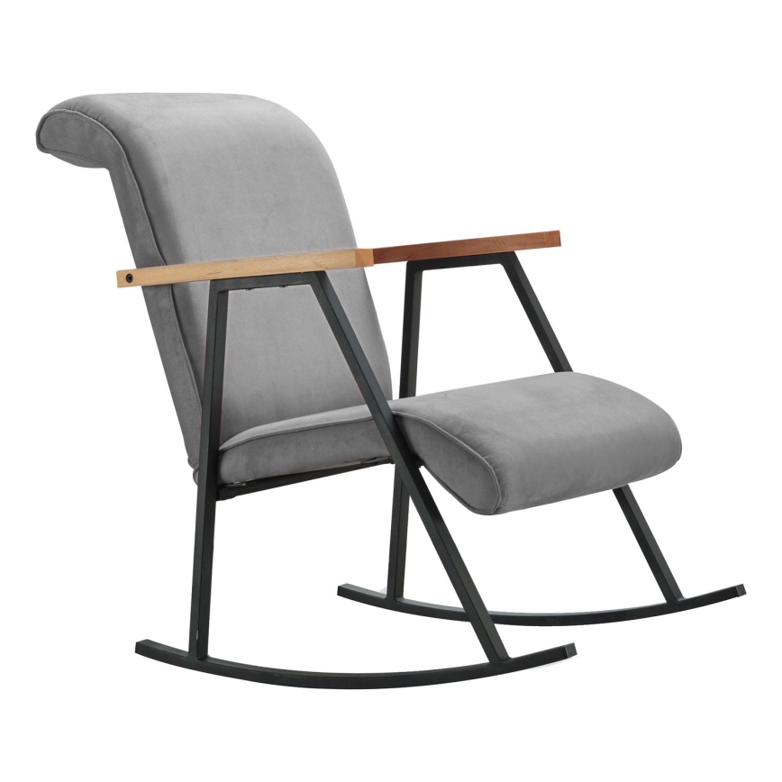 Sillón mecedor LUNI gris