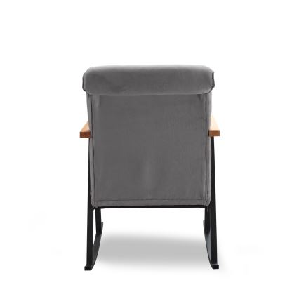 Sillón mecedor LUNI gris