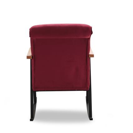 Sillón mecedor LUNI rojo