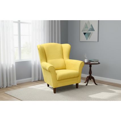 Sillón orejero GALA amarillo