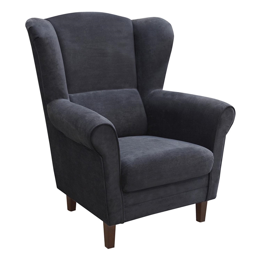 Sillón orejero GALA en antracita