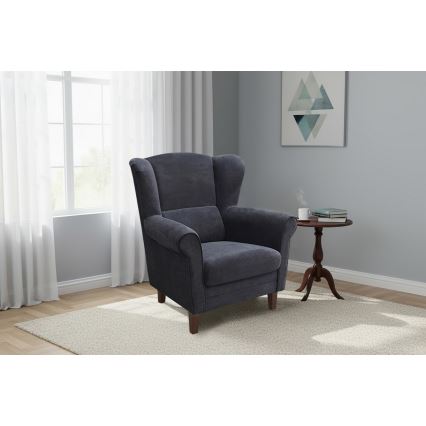 Sillón orejero GALA en antracita