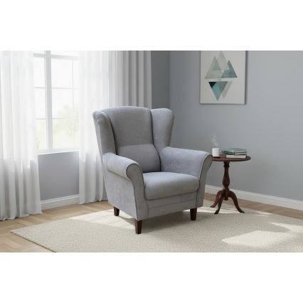 Sillón orejero GALA gris