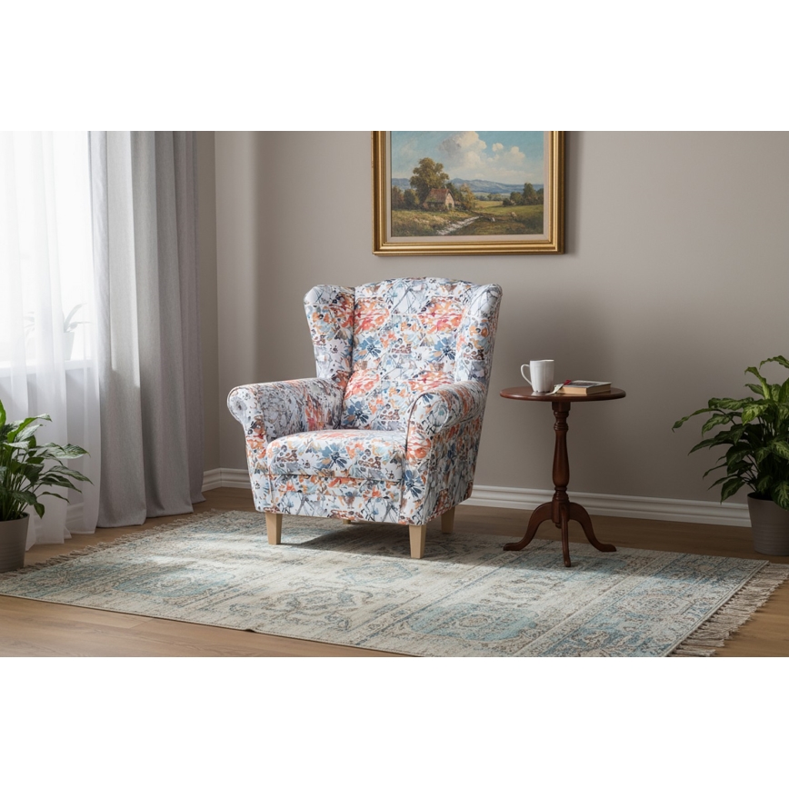 Sillón orejero GALA multicolor