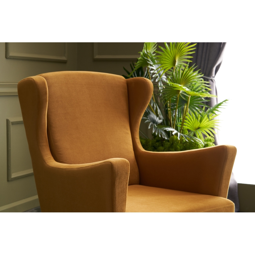 Sillón orejero NUPI amarillo