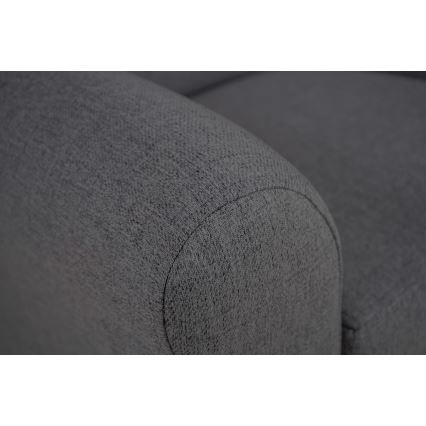 Sillón orejero VIVA gris oscuro
