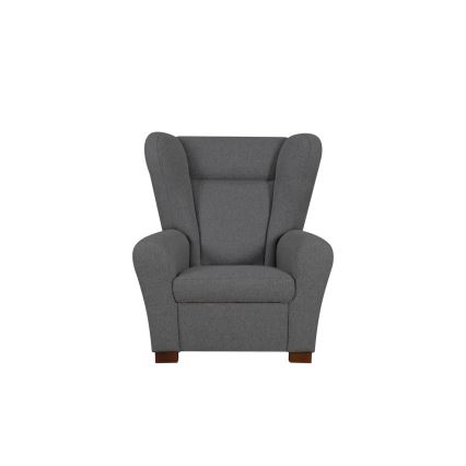 Sillón orejero VIVA gris oscuro