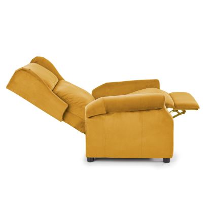 Sillón reclinable RELAXA amarillo