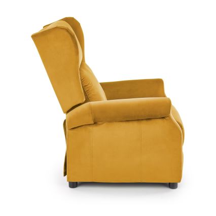 Sillón reclinable RELAXA amarillo