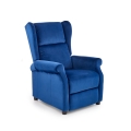 Sillón reclinable RELAXA azul oscuro