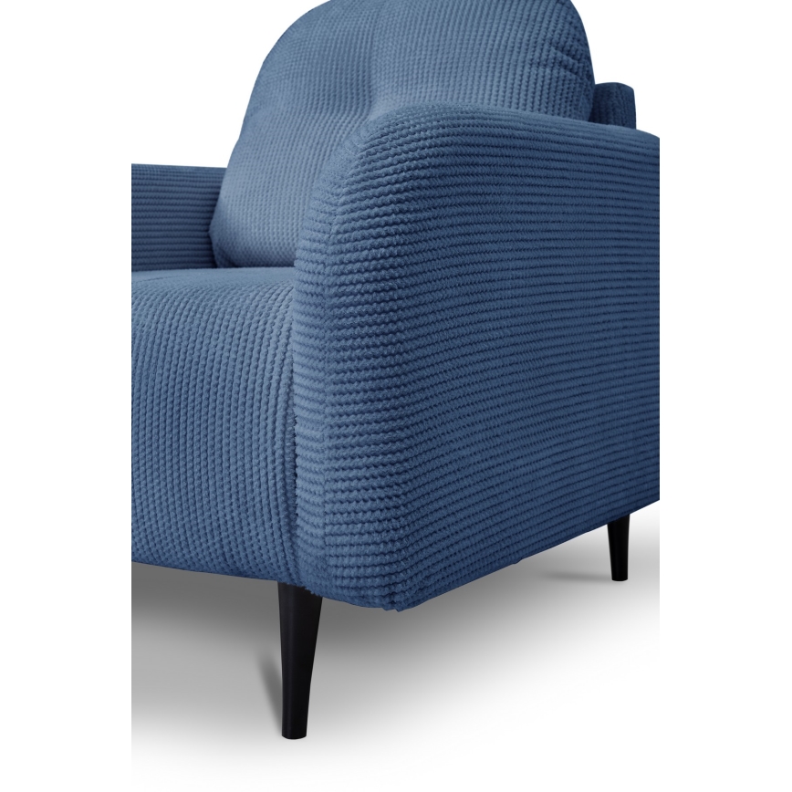 Sillón tapizado CLOUDY azul