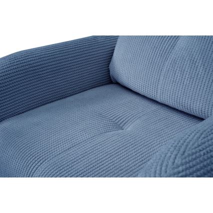 Sillón tapizado CLOUDY azul