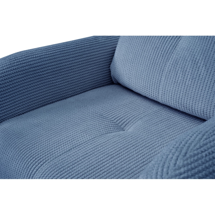 Sillón tapizado CLOUDY azul