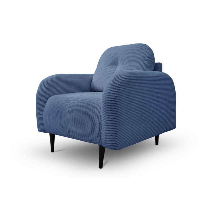 Sillón tapizado CLOUDY azul