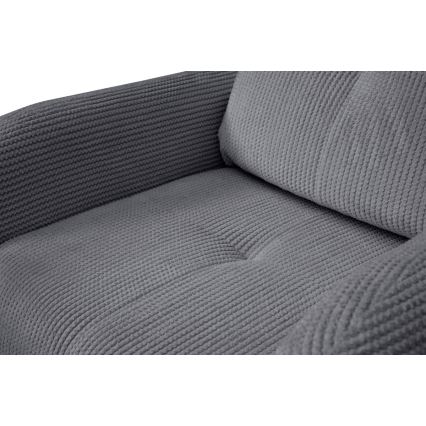 Sillón tapizado CLOUDY gris
