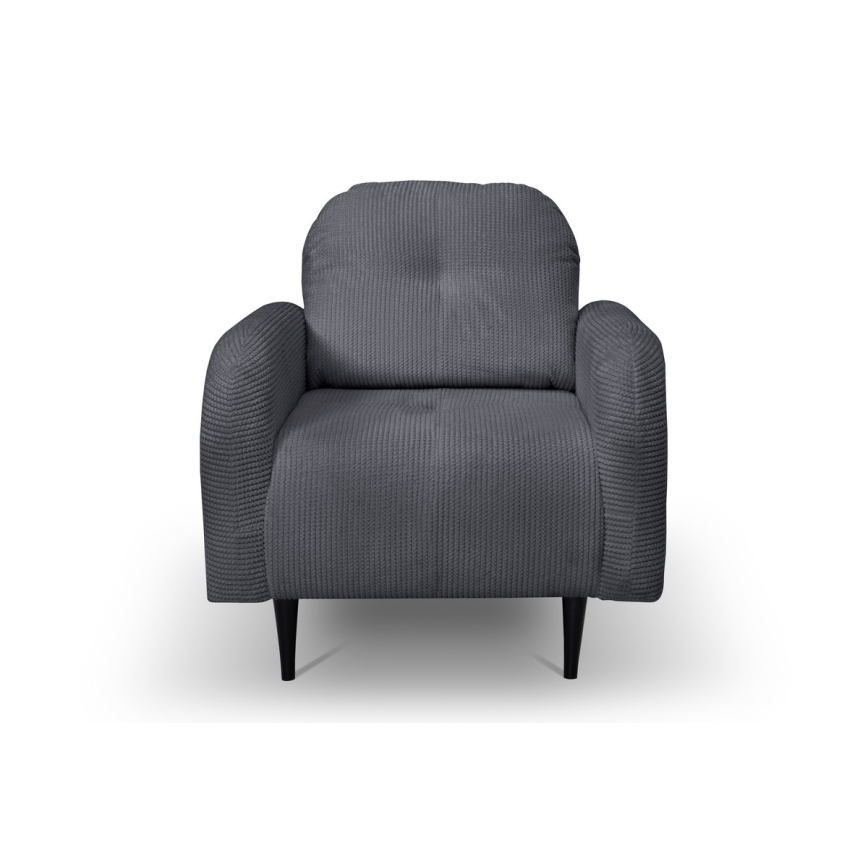 Sillón tapizado CLOUDY gris