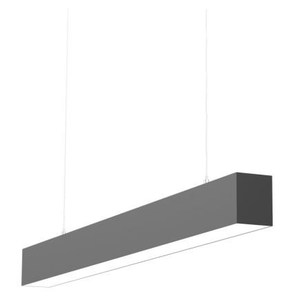 Sinclair - Plafón LED LSM LED/40W/230V 3000K/4000K/5000K 120 cm negro