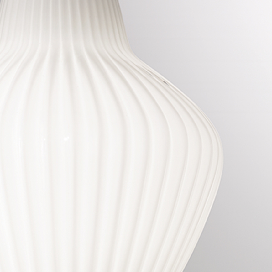 SIRU - Lámpara colgante LONDON 1xE27/60W/230V blanco/cromo brillante Vidrio veneciano