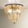 SIRU - Plafón CLASSIC 3xE14/40W/230V diá. 25 cm beige/negro Vidrio veneciano