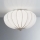 SIRU - Plafón GIOVE 2xE14/40W/230V diá. 29 cm cromo mate/blanco vidrio veneciano